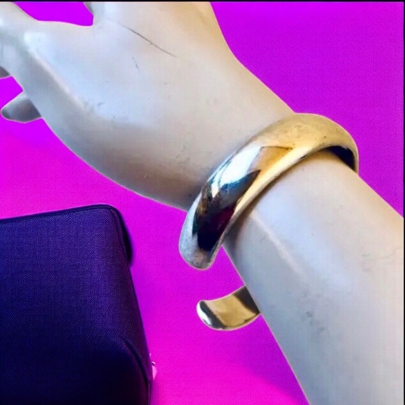 Sterling Silver Cuff Braclet Solid Stamped 925